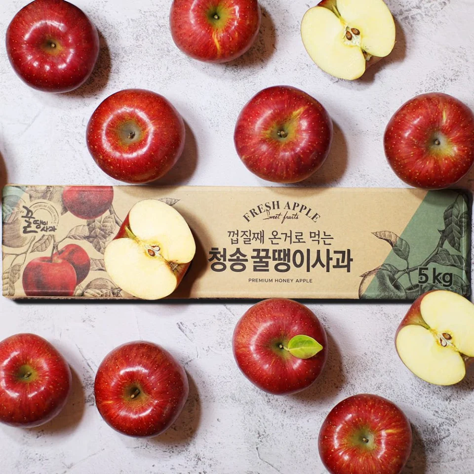 사과 청송 햇 부사 감홍 홍로 시나노골드 못난이 3kg 5kg 꿀땡이 선물세트
