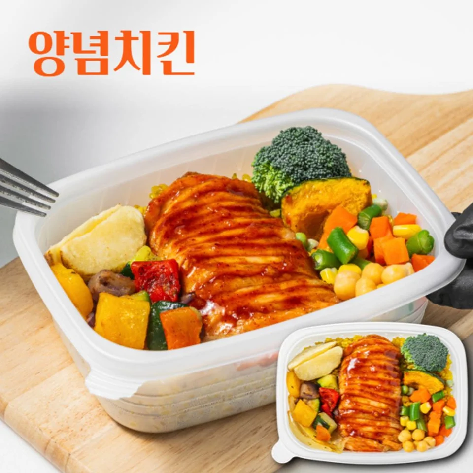 메이크샐러드 단백질 닭가슴살 직장인 벌크업 저당 식단 냉동 도시락 간편식 16종 세트